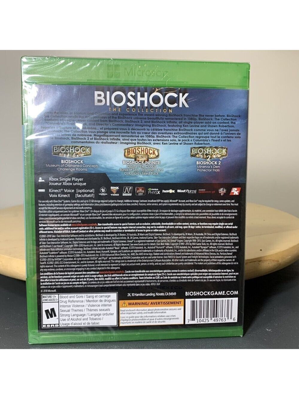 Bioshock the collection Xbox one 1 Game Brand New Sealed Unopen - Picture 2 of 7